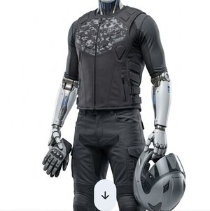 Speed & Strength Padded  Moto Black  Vest